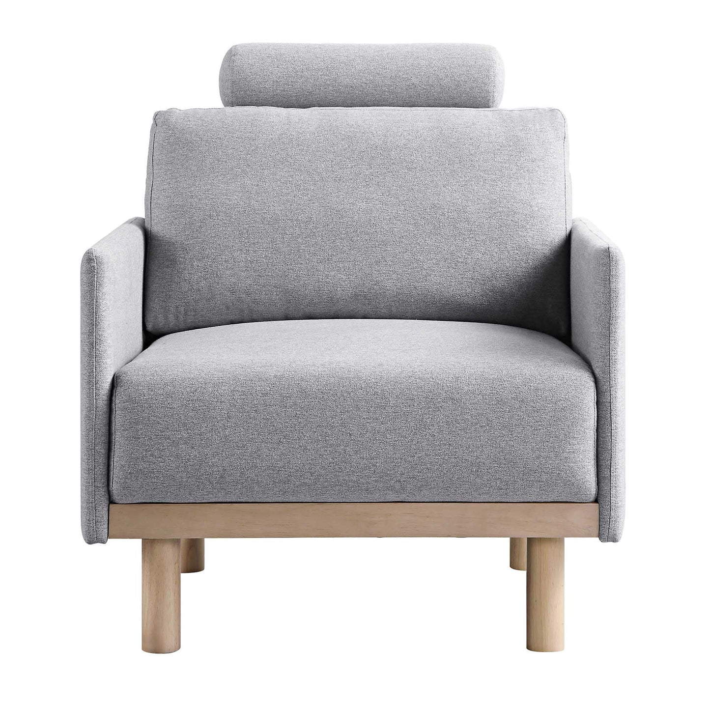 Timber Grey Marl Fabric Armchair