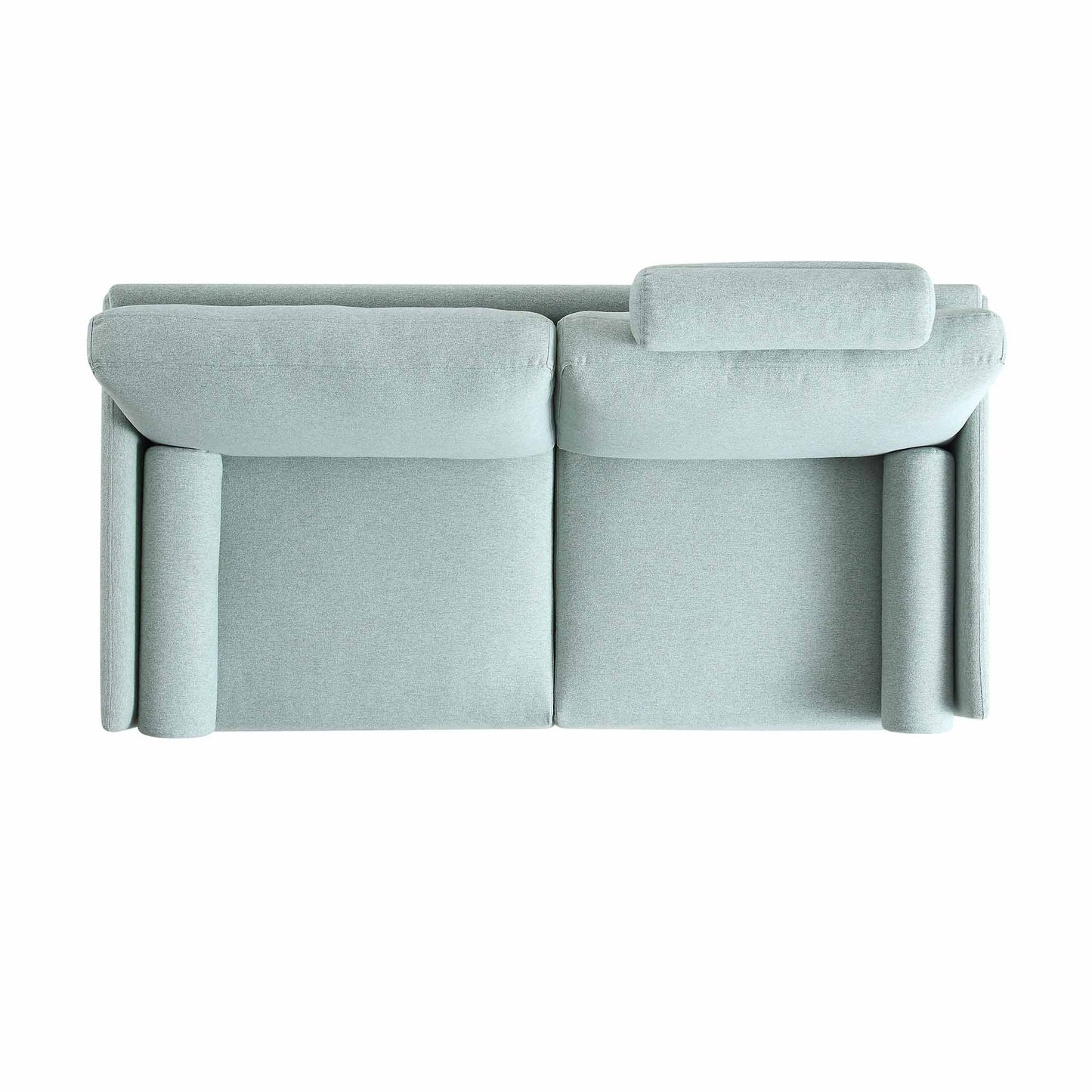 Timber Sage Green Fabric Sofa, 2-Seater