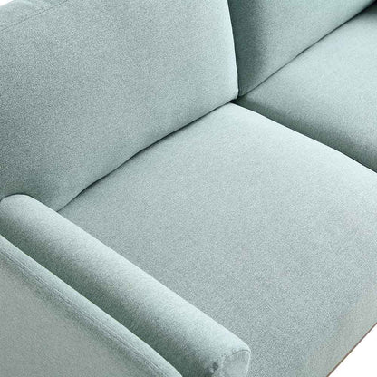 Timber Sage Green Fabric Sofa, 2-Seater