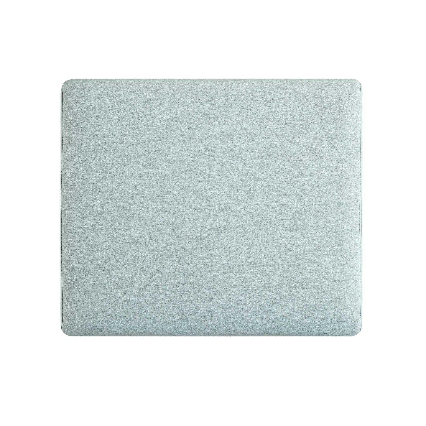 Timber Sage Green Fabric Storage Ottoman