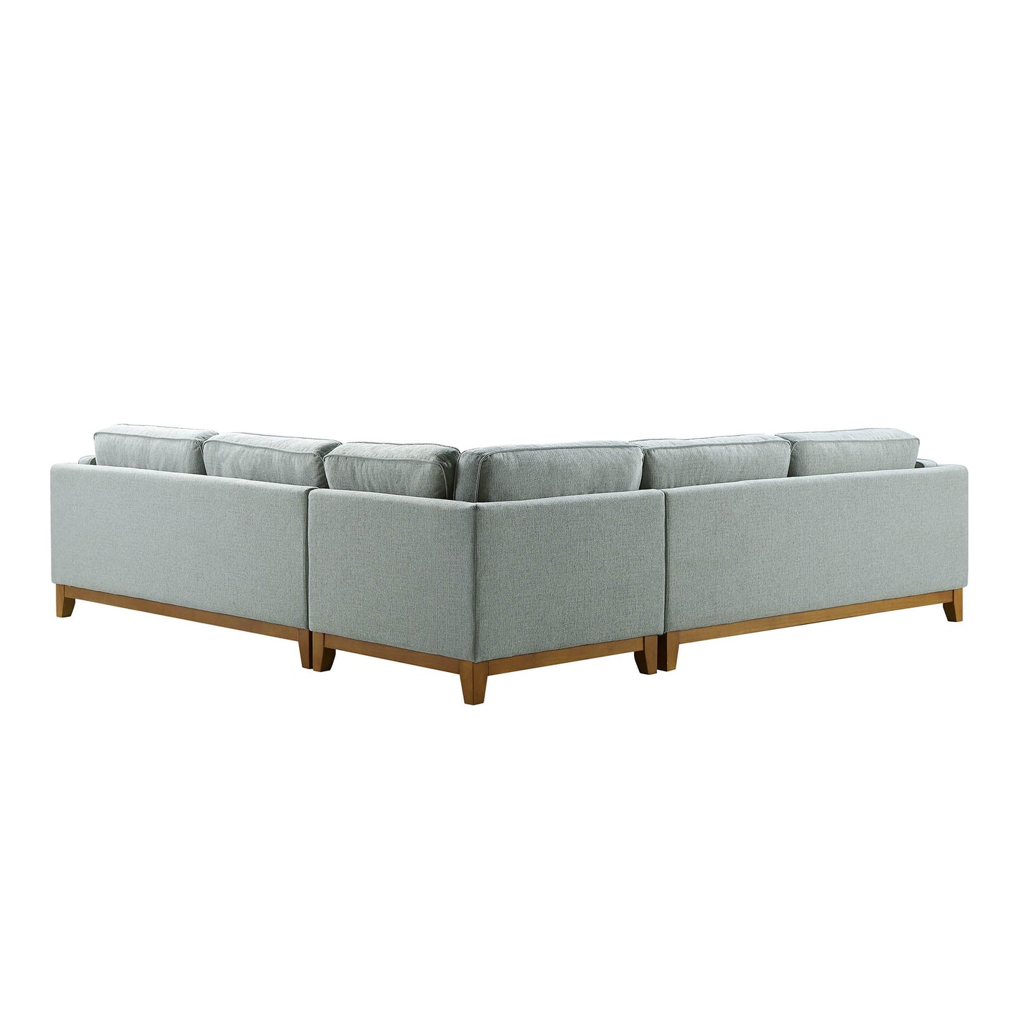 Dipley Sage Woven Fabric Grande Corner Sofa