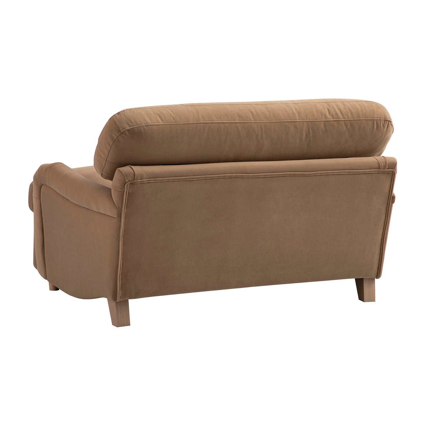 Daphnis Camel Velvet Sofa Bed, Loveseat