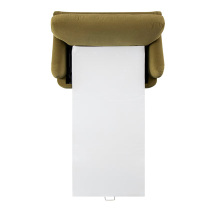 Daphnis Fudge Velvet Sofa Bed, Loveseat