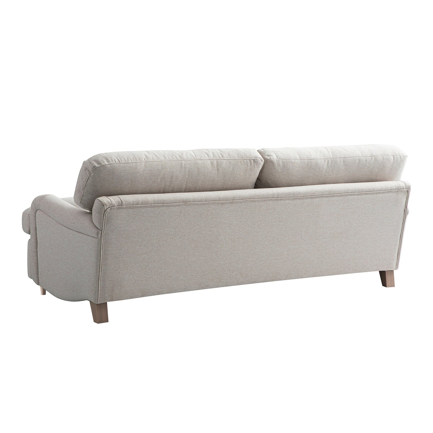 Daphnis Oatmeal Fabric Sofa Bed, Large 3-Seater