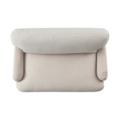 Daphnis Oatmeal Fabric Sofa Bed, Loveseat