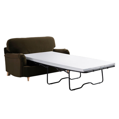 Daphnis Seaweed Velvet Sofa Bed, Loveseat