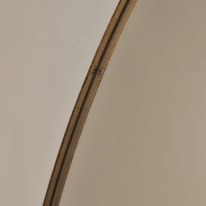 Theo - Gold Round Metal Extra Large Wall Mirror 120cm x 120cm