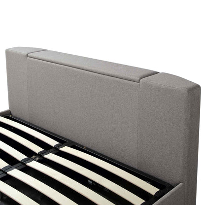 Wilton Grey Fabric Ottoman TV Bed
