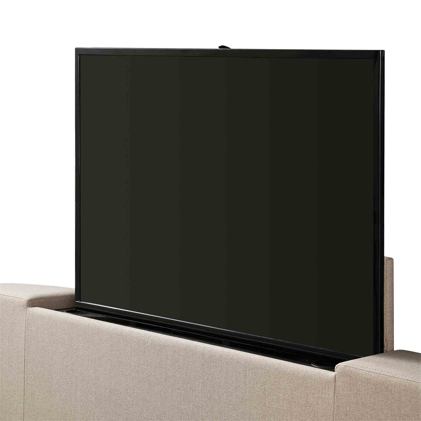 Wilton Warm Stone Fabric Ottoman TV Bed