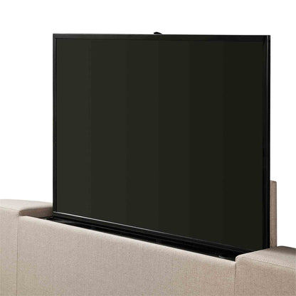 Wilton Warm Stone Fabric Ottoman TV Bed