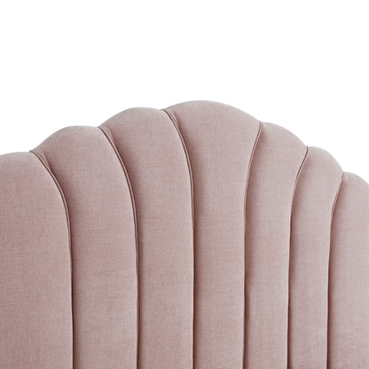Hana Ottoman Storage Bed, Petal Pink Chenille