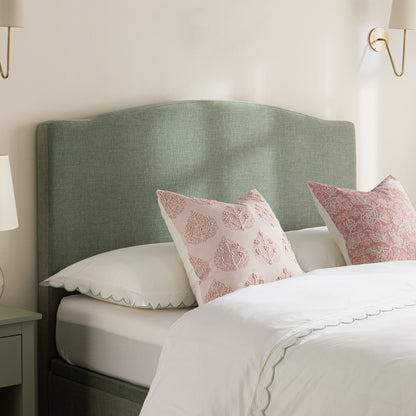 Chilworth Upholstered Ottoman Storage Bed, Water Green Chenille