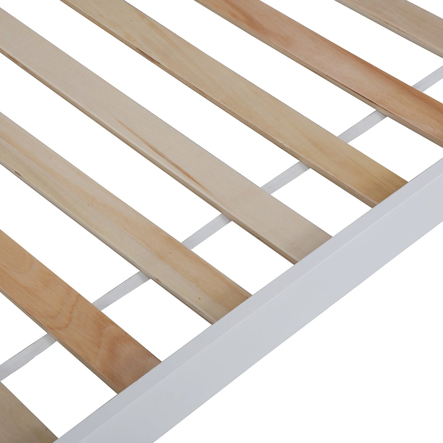 Bethwin Solid Wood Kid's House Bed in White