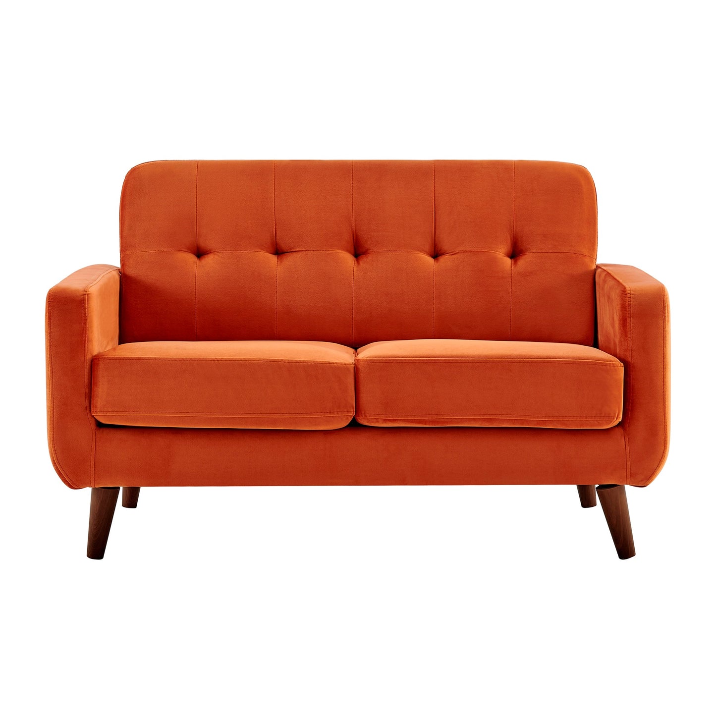 Clarence Sofa Range in Burnt Orange Velvet
