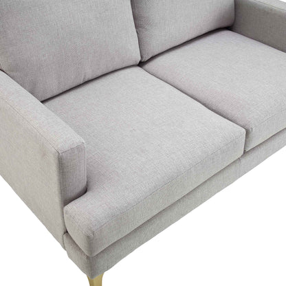 Haven Grey Fabric 2-Seater Sofa