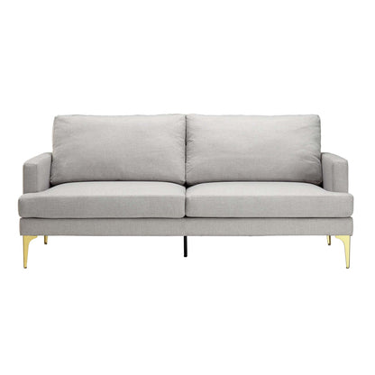 Haven Grey Fabric 3-Seater Sofa