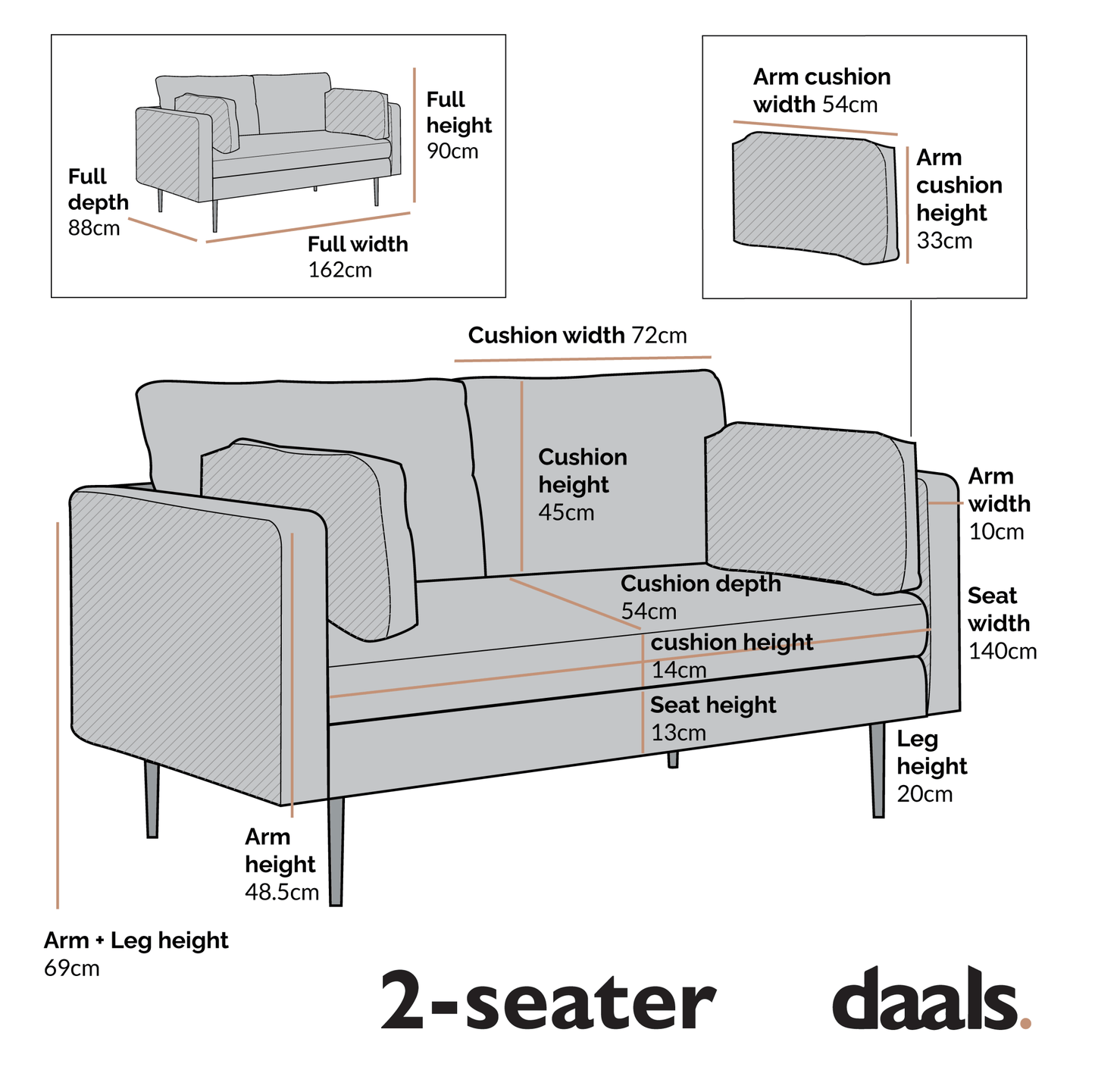 Pelham Grey Velvet Fabric Sofa
