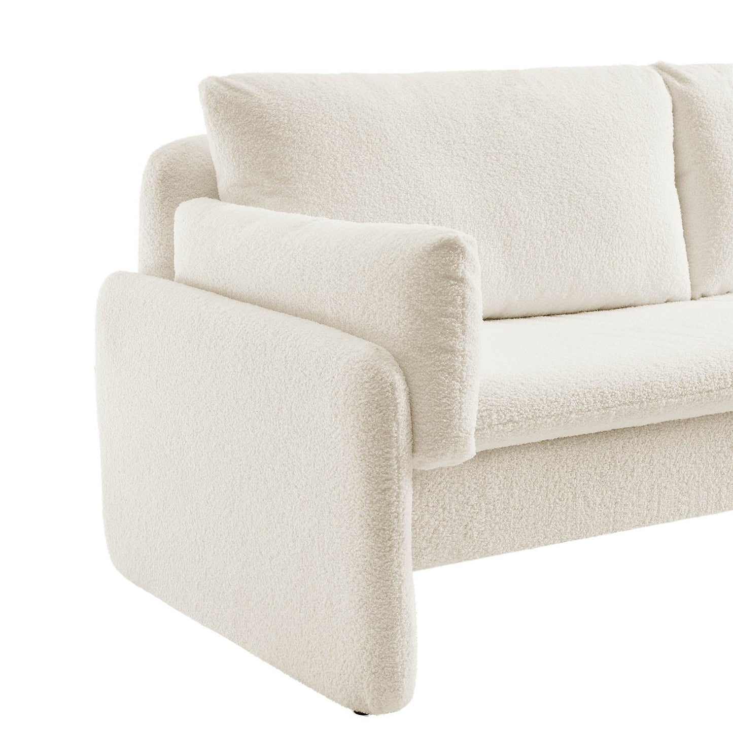 Clapham 2-Seater Ecru Boucle Sofa