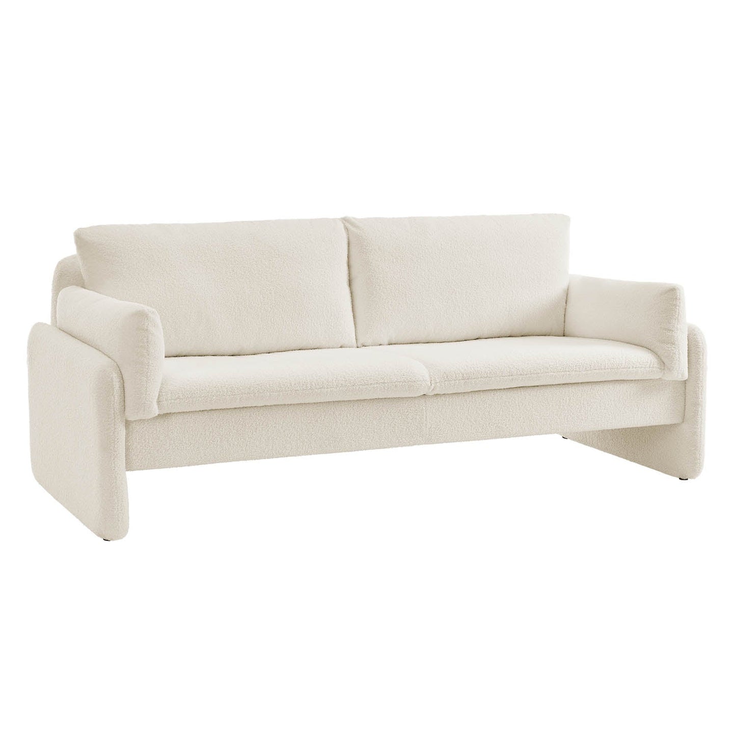 Clapham 3-Seater Ecru Boucle Sofa