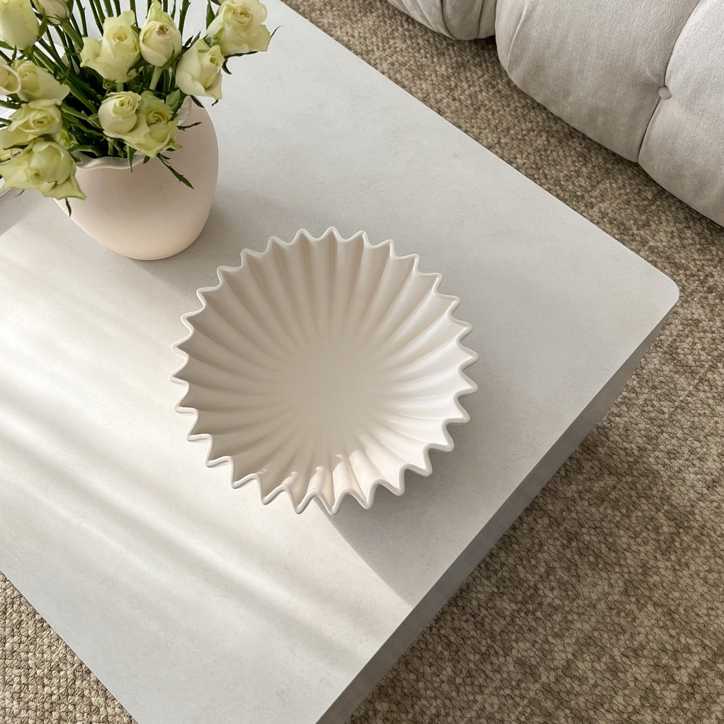 Luciana - Concrete Rectangular Coffee Table