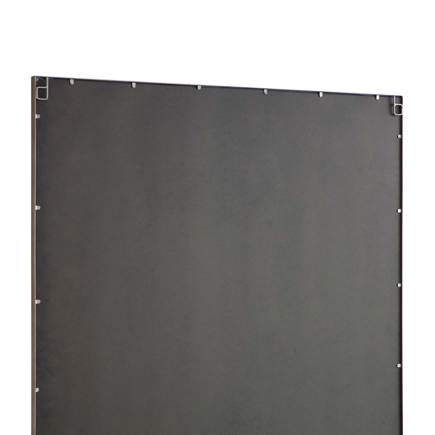 Herbert Full Length Metal Frame Window Mirror 180 x 120 cm, Antique Silver Effect