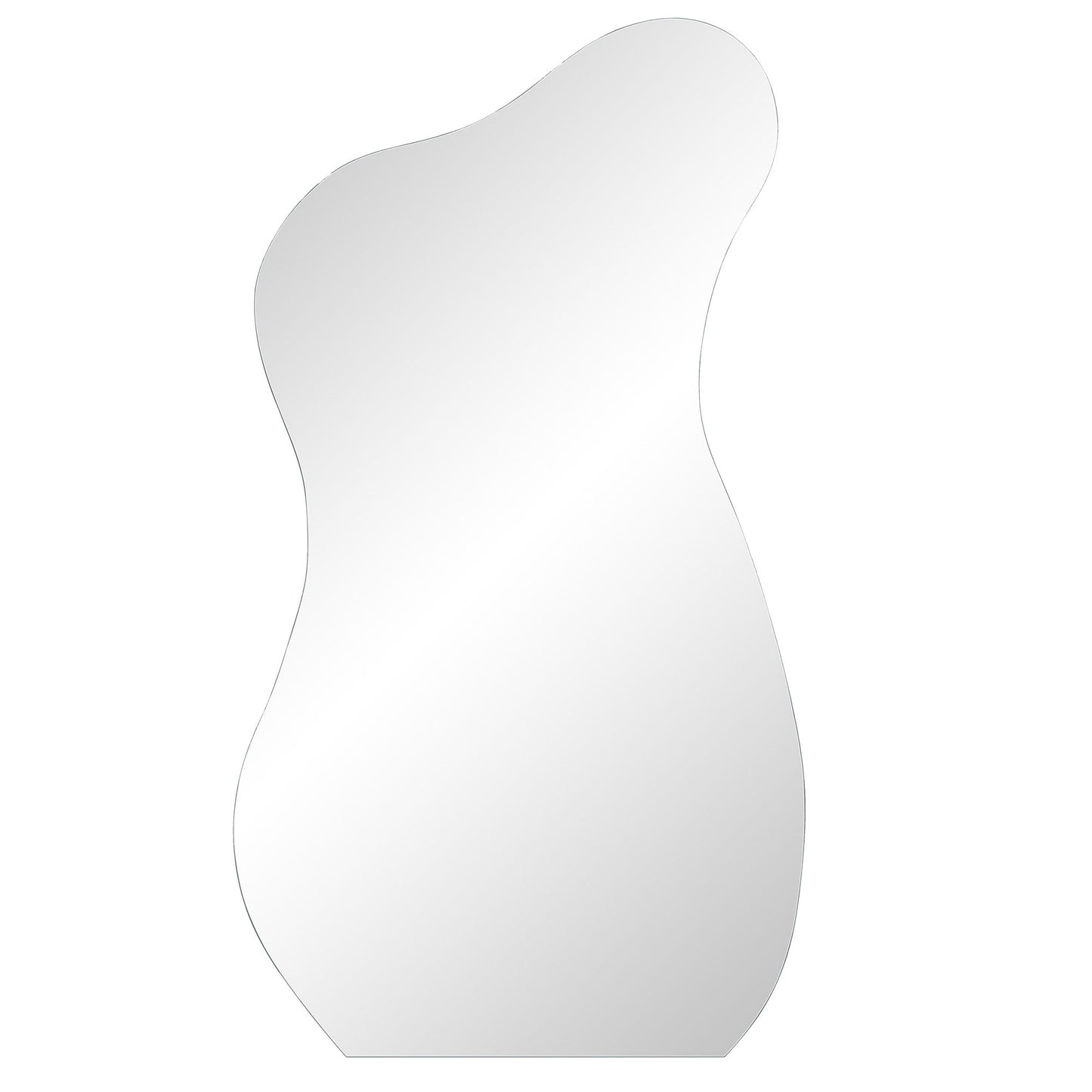 Bala Irregular Shaped Frameless Extra Large Full Length Pond Mirror 180 x 100 cm