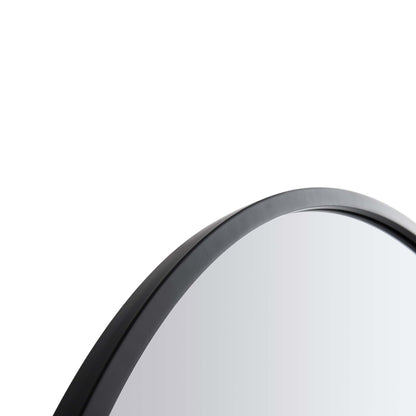 Dina Freestanding Arched Full Length Metal Frame Mirror 160 x 76 cm, Black