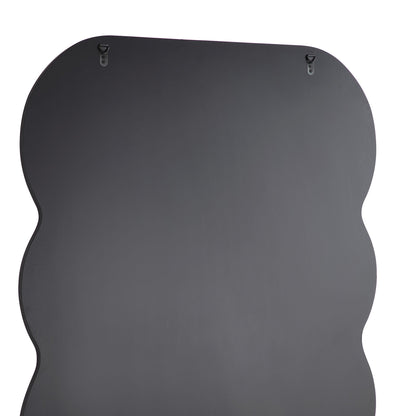 Venus Full Length Wave Mirror 180 x 100 cm, Black