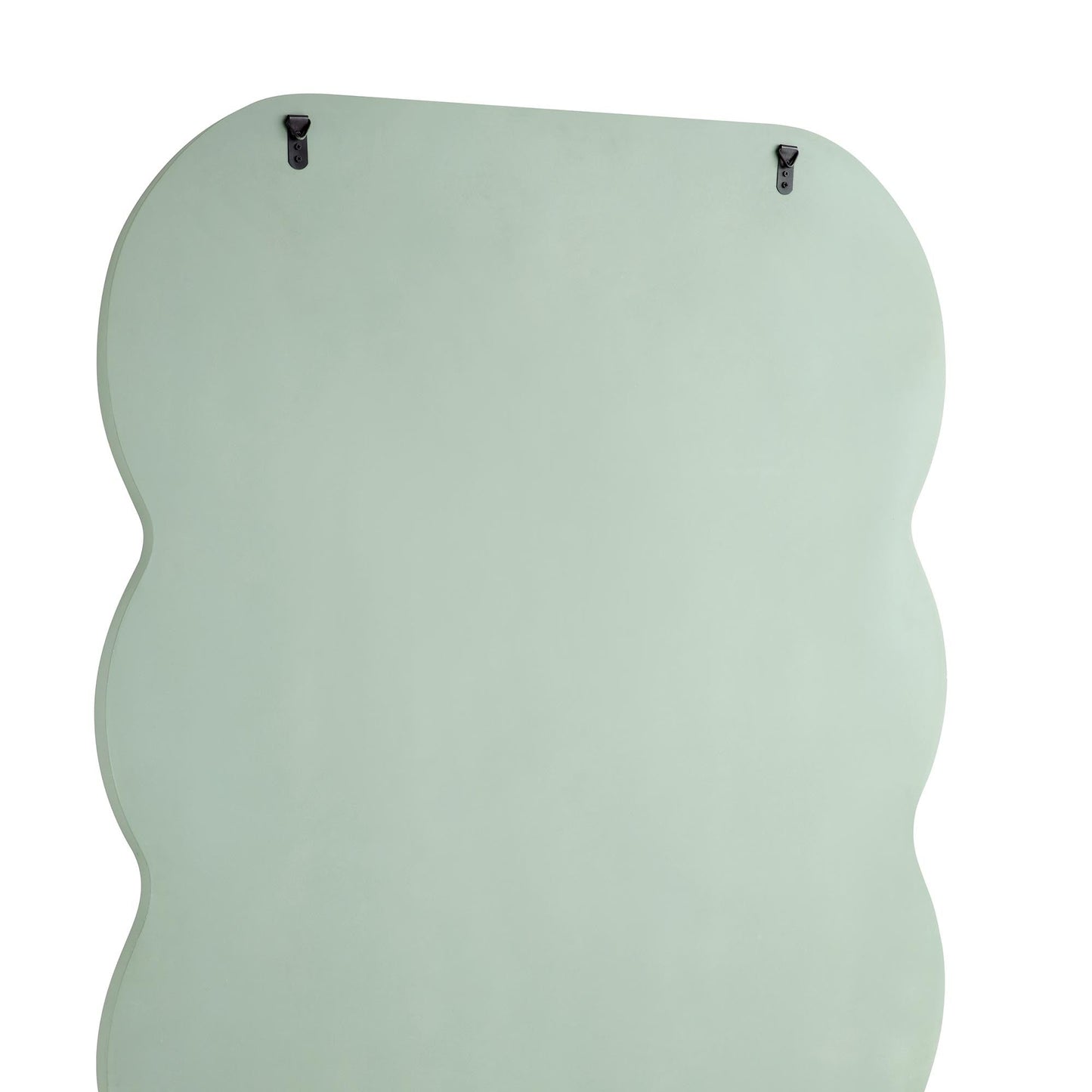 Venus Full Length Wave Mirror 180 x 100 cm, Sage Green