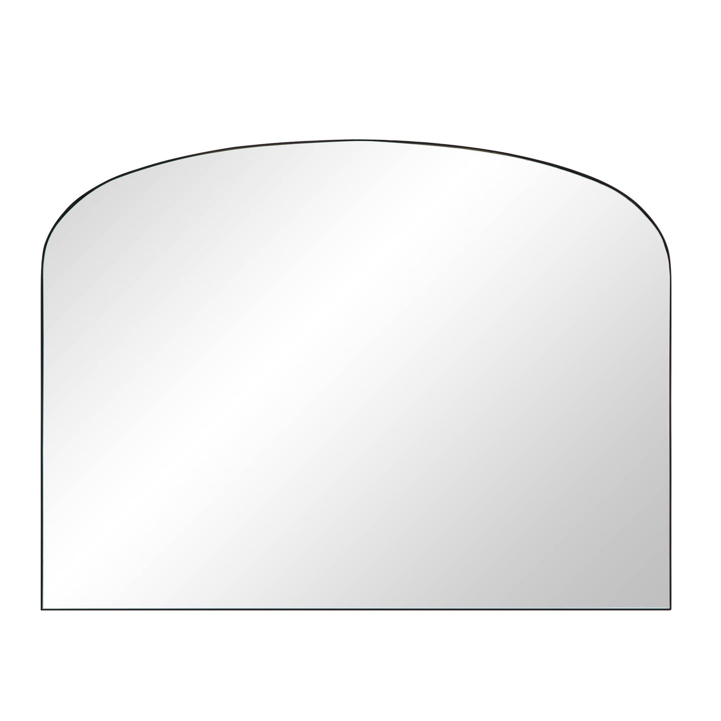 Emmy Black Arch Metal Frame Overmantle Mirror 90 x 120 cm