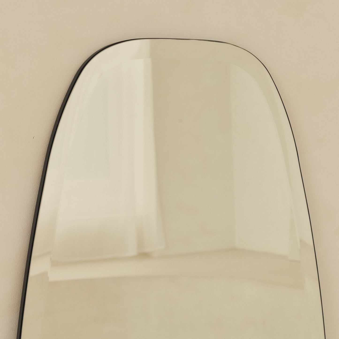 Vienna - Large Frameless Oval Bevelled Mirror 140cm x 52cm