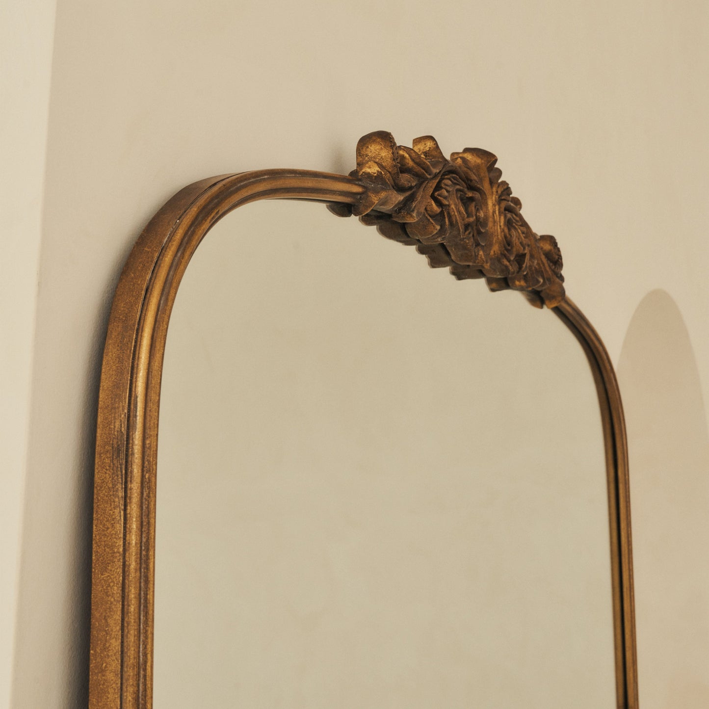 Amelia - Full Length Gold Arched Metal Mirror 200cm x 120cm