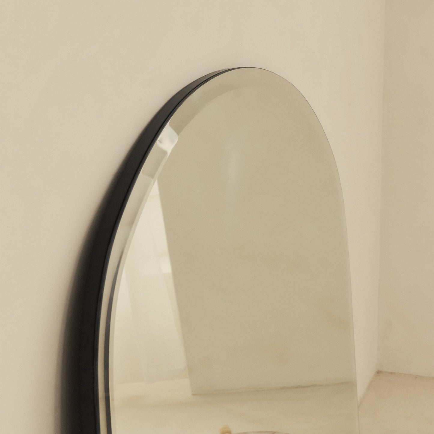 Vienna - Large Frameless Overmantle Bevelled Mirror 95cm x 70cm