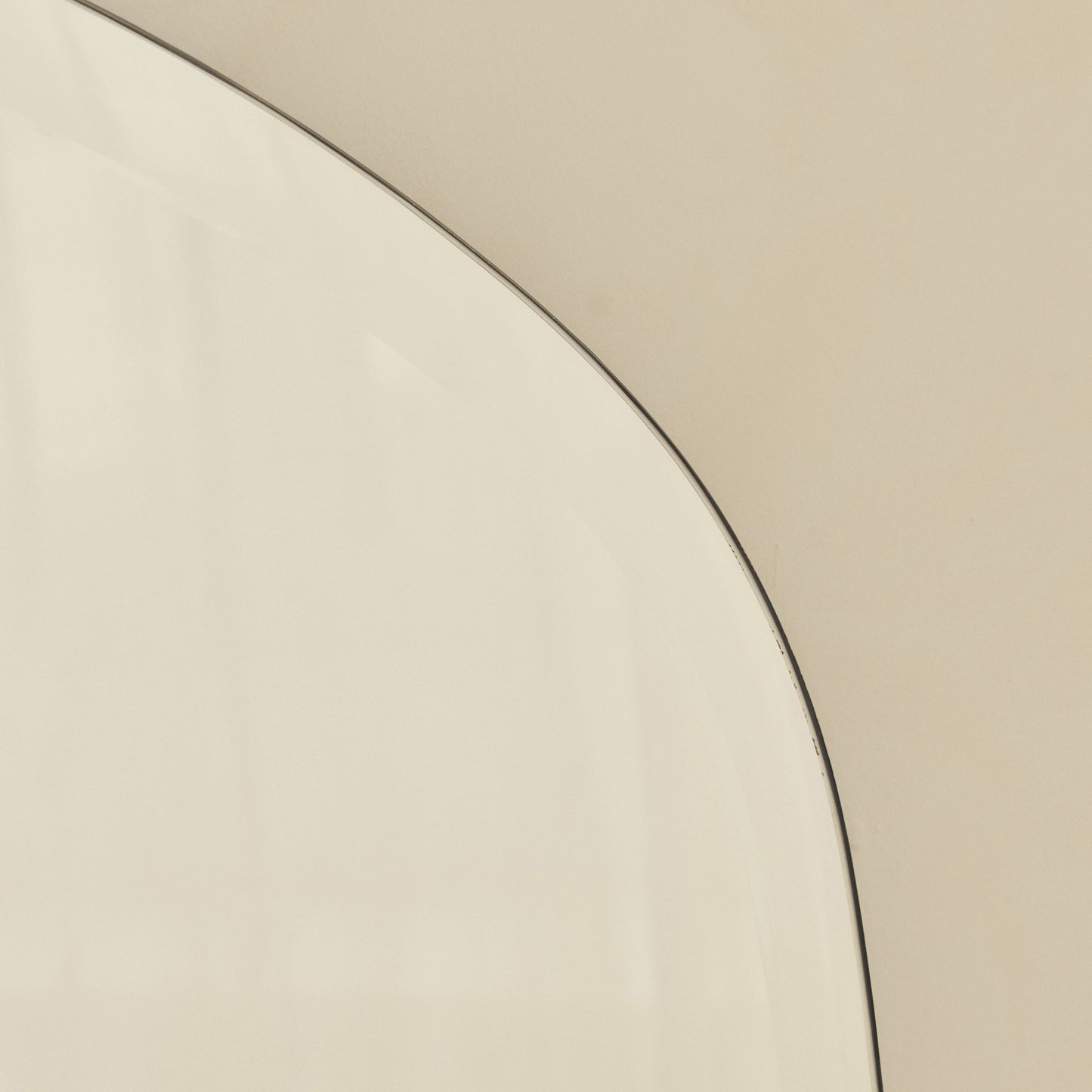 Vienna - Large Frameless Overmantle Bevelled Mirror 95cm x 70cm