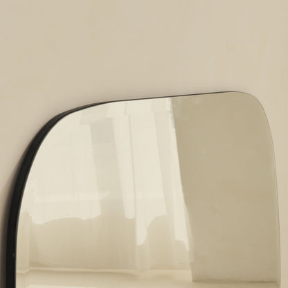 Vienna - Large Frameless Curved Bevelled Mirror 100cm x 65cm