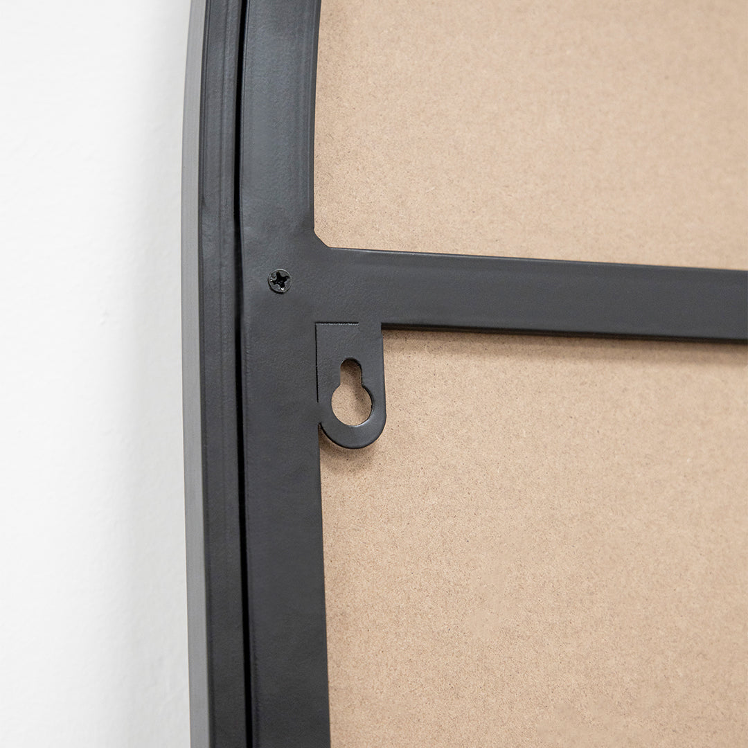 Arcus - Full Length Arched Black Large Metal Mirror 170cm x 80cm