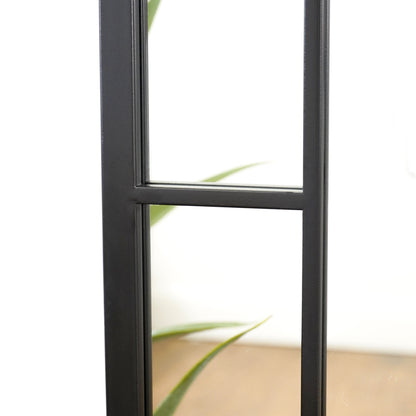 Bexley - Black Full Length Metal Mirror 180cm x 70cm