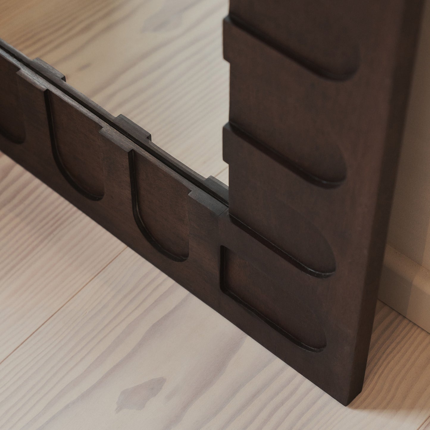 Valor - Dark Wood Extra Large Premium Mirror 200cm x 120cm