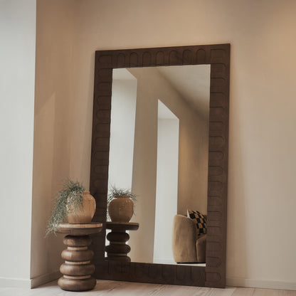 Valor - Warm Wood Extra Large Premium Mirror 200cm x 120cm