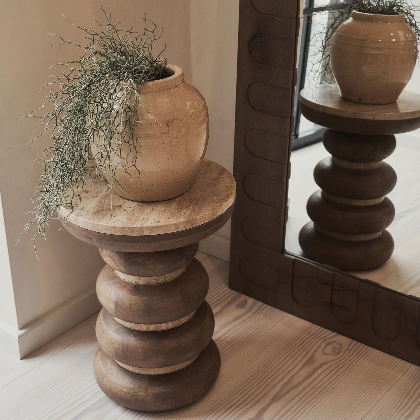 Valor - Warm Wood Extra Large Premium Mirror 200cm x 120cm