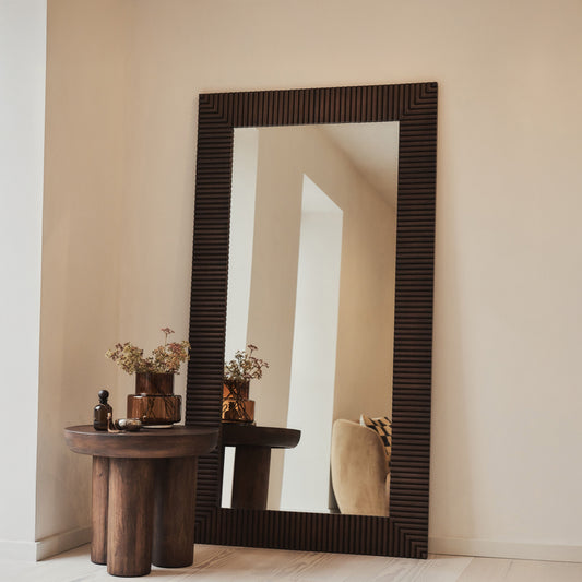 Sloane - Dark Wood Extra Large Premium Mirror 190cm x 100cm