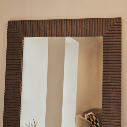 Sloane - Warm Wood Extra Large Premium Mirror 190cm x 100cm