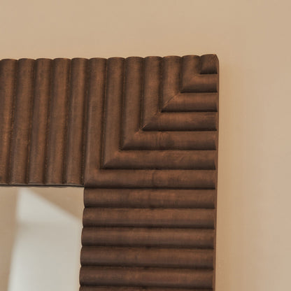 Sloane - Warm Wood Extra Large Premium Mirror 190cm x 100cm