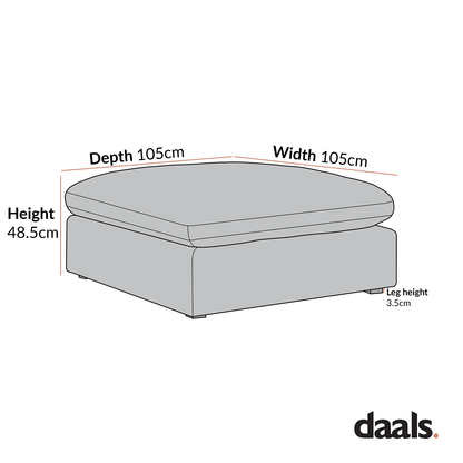 Lutyens Moss Green Velvet Modular Sofa, Stool