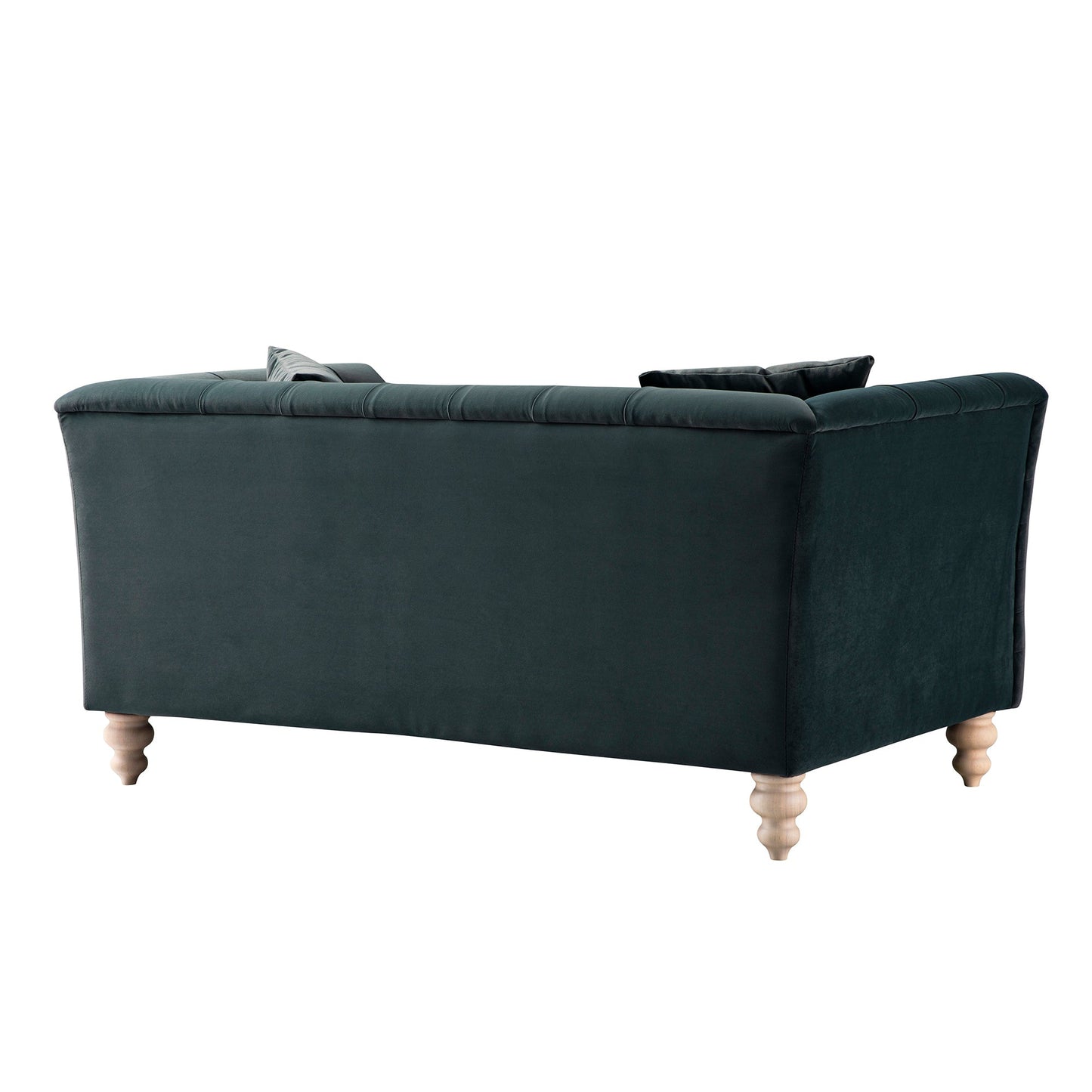 Ashby Chesterfield 2-Seater Sofa, Aegean Blue Velvet
