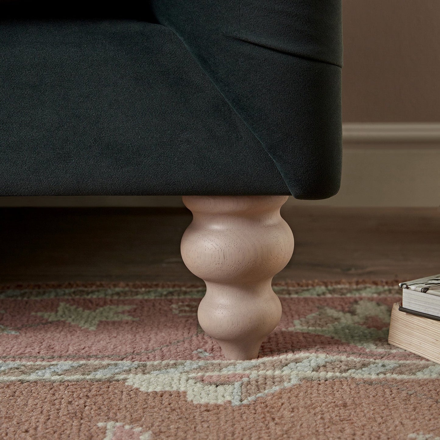 Ashby Chesterfield 2-Seater Sofa, Aegean Blue Velvet