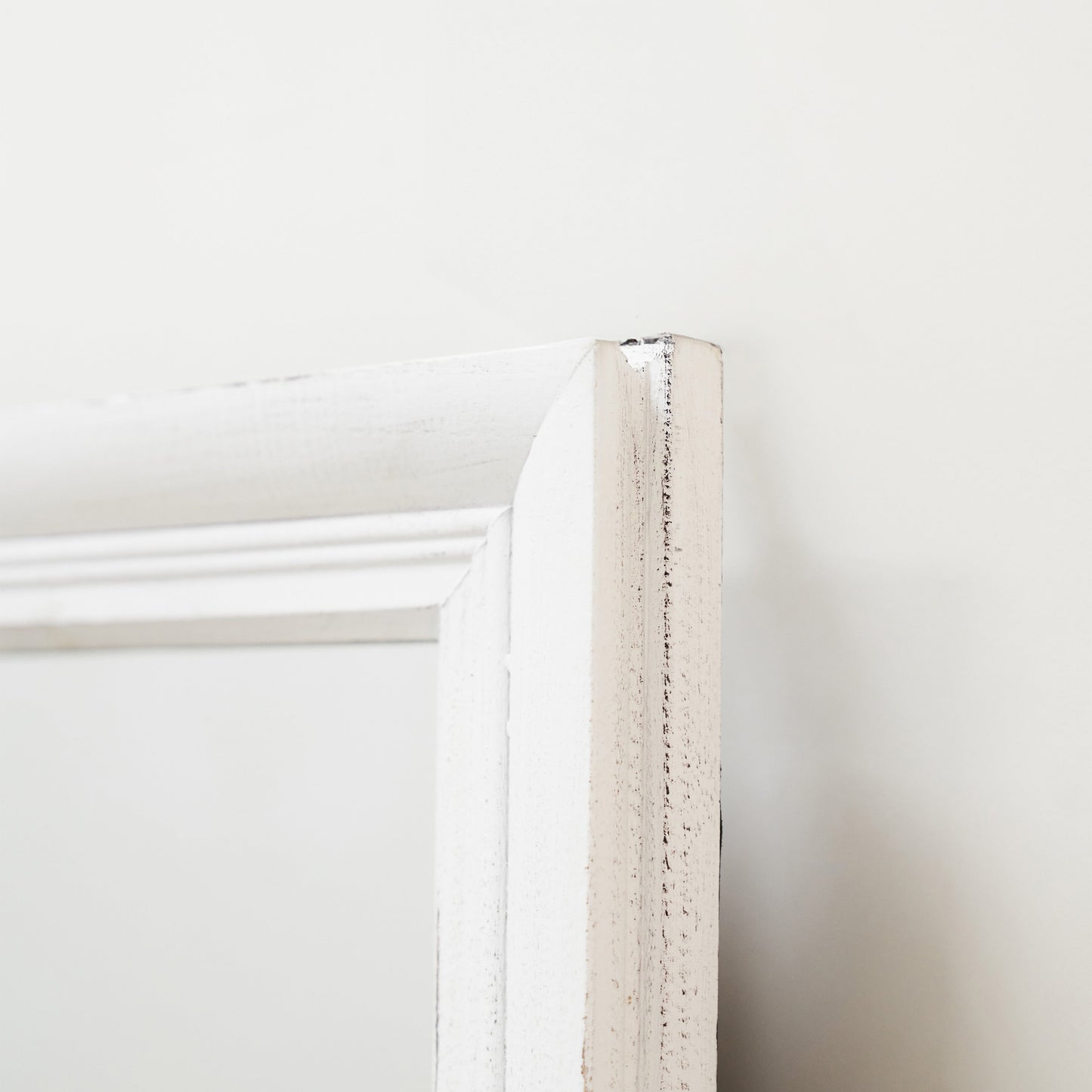 Sasha - White Shabby Chic Rectangular Window Mirror 134cm x 70cm