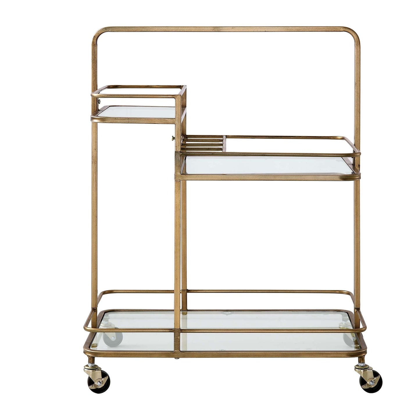 Clementine Antique Brass Effect Drink Trolley