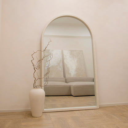 Tamara - Full Length Extra Large Arched Concrete Mirror 190cm x 110cm