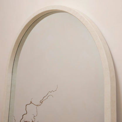 Tamara - Full Length Extra Large Arched Concrete Mirror 190cm x 110cm